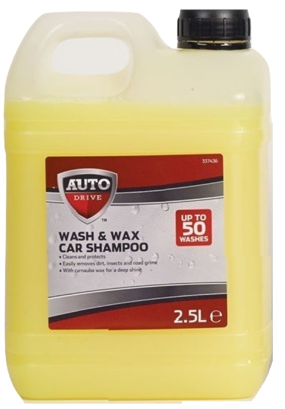 Auto Drive 2.5L Wash N Wax Shampoo