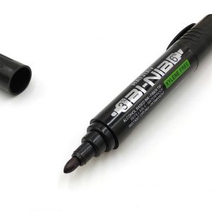 HAIJIAV Bi-Nib Alcohol based Black ink waterproof Permannet marker pen