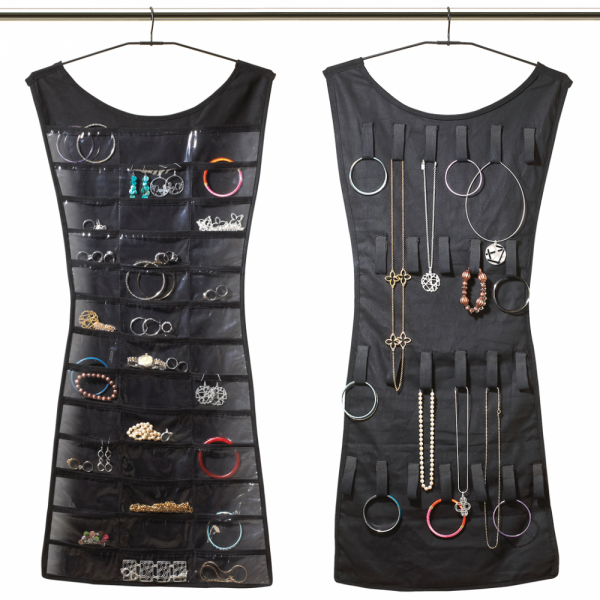2-Sided Dress-Shaped Jewellery Organiser Safe