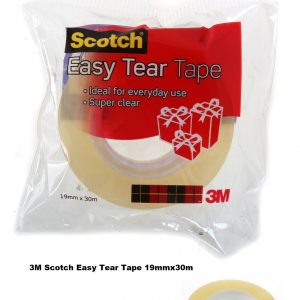 Scotch® Easy Tear sticky Tape, 19mm x 30m