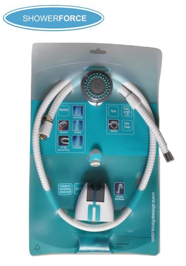 Showerforce 3pc Universal Shower Kit