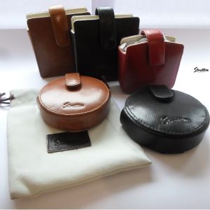 Stratton Italian Leather Compact carry Case