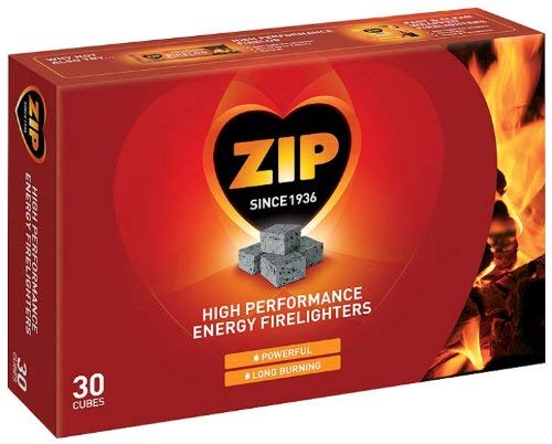 Zip Firelighters pack of 30 Cubes