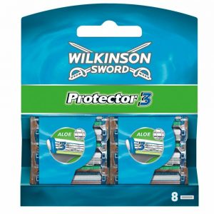 Wilkinson Sword Protector 3 Men's Razor Blade Refills x 8