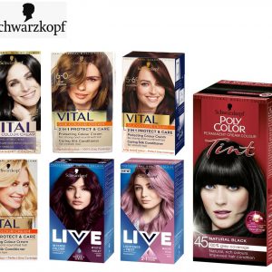 140x Schwarzkopf VITAL Hair Colours Mixed lot