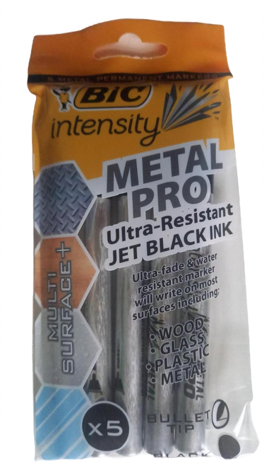BIC Intensity Metal PRO Permanent Marker, Bullet tip