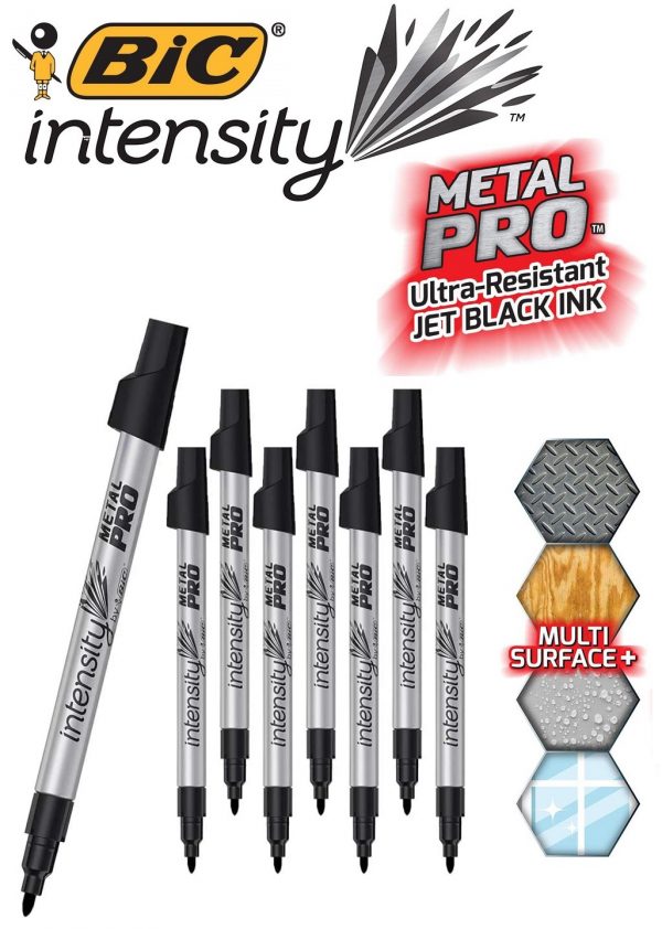 BIC Intensity Metal PRO Permanent Marker, Fine Tip