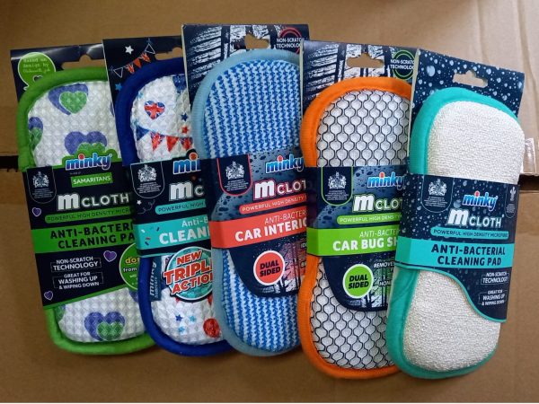 Minky M Cloth Anti BacterialMulti Purpose Cleaning Pad/Mixed