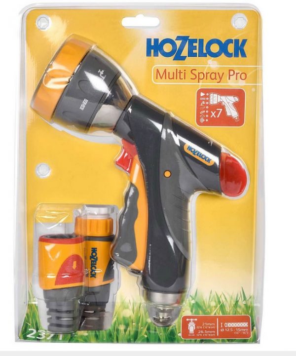 Hozelock 7 Functions Multi Spray Pro Spray Gun with Fittings/2371