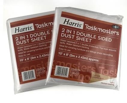 Harris Double Sided Dust Sheet/ 10''x8''