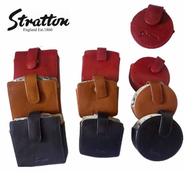 Stratton Italian Leather Compact carry Cases