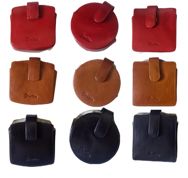 Stratton Italian Leather Compact carry Cases