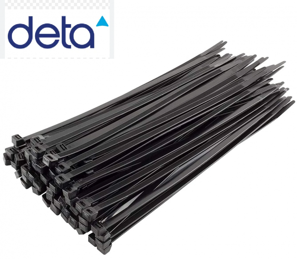 DETA100 Cable Ties 300mm x 3.6mm/ Plastic Zip Ties