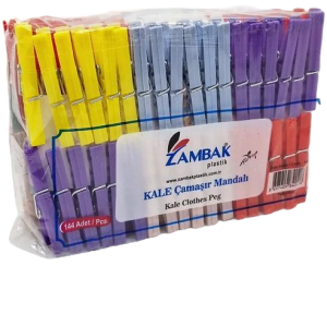 ZAMBAK Pack 144 Plastic pegs