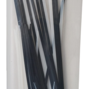 180x Wickes Black & White Cable Ties - Mixed Size - Pack of 50