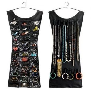 2-Sided Dress-Shaped Jewellery Organiser Safe