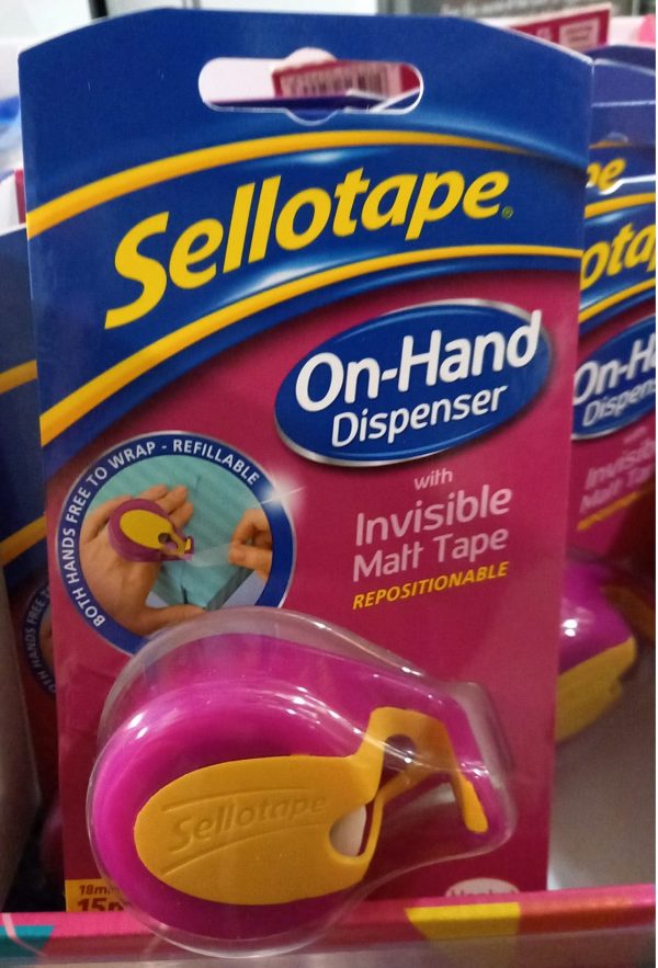 Sellotape On Hand Invisible Dispenser