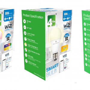 4lite WiZ SMART Wi-Fi & Bluetooth Light Bulbs Mixed