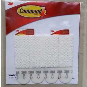 350x 3M Command strips, packs of 4