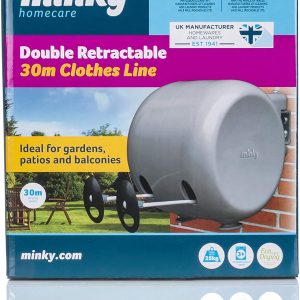 Minky Retractable Duo Reel Washing Line