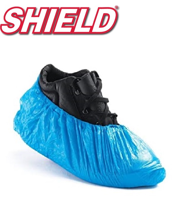 40x 100 SHEILD DF01 Overshoes 14'' Blue 4000 pairs