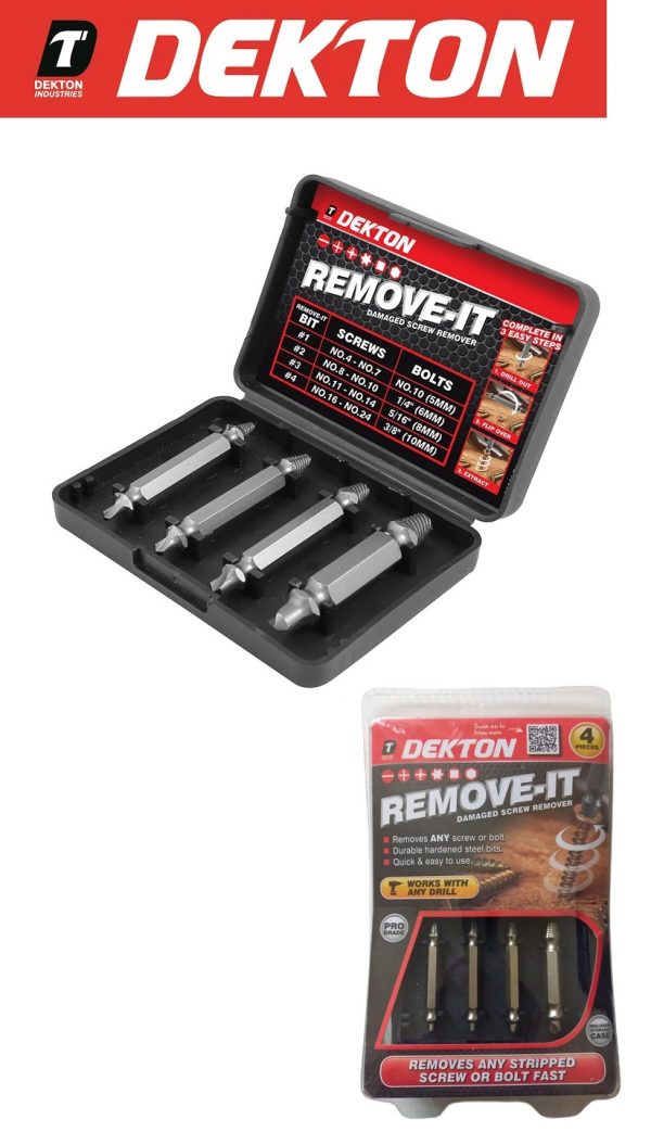 Dekton Remove-it Pro Damaged Screw Remover Bits