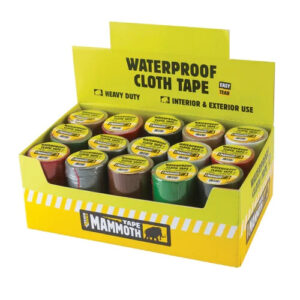 300x Everbuild MAMMOTH Cloth Tape - 50mm x 4.5m /Display boxed