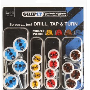 Gripit 16 Piece Assorted Plasterboard Fixing Sets
