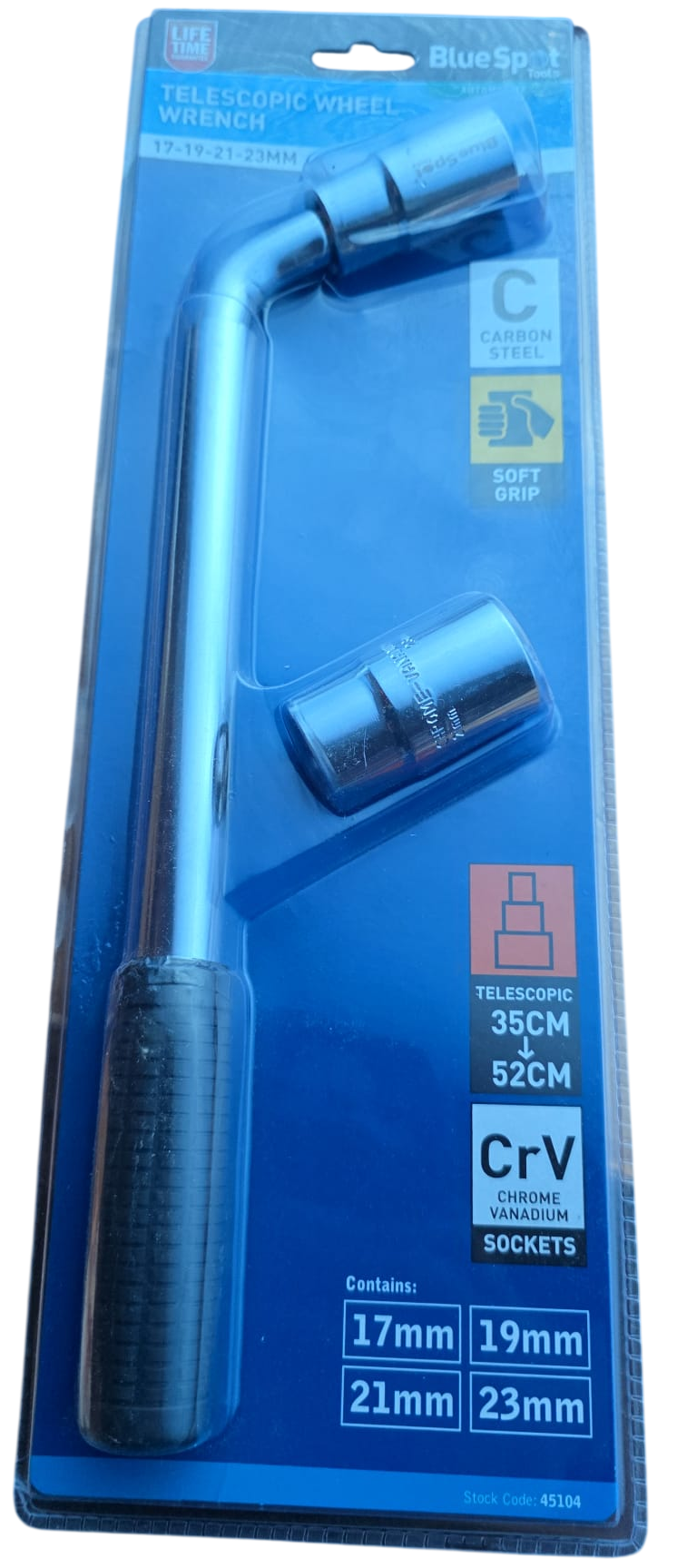 BlueSpot Telescopic Wheel Nut 17mm 19mm Socket BlueSpot Telescopic Wheel Nut 17mm 19mm Socket